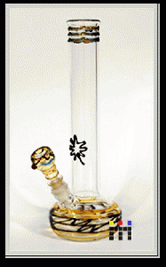 hand blown glass water pipe