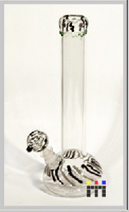 Glass smoking bong