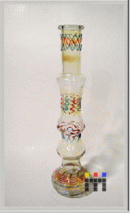 glass tobacco pipe